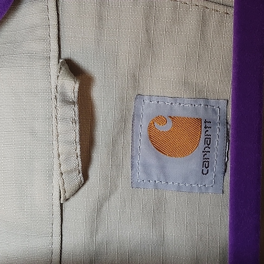 Carhartt Smithville Women's Tan Utility Jacket Size 2X - Picture 8 of 16
